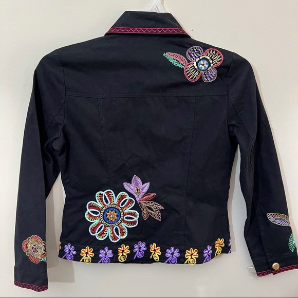Berek 2 Embroidered Cotton Jacket Sz PS - Picture 2 of 9